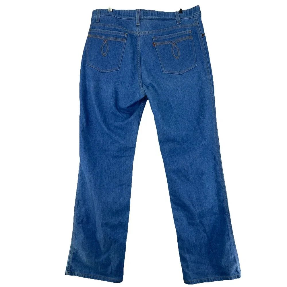 Vintage Y2K Levi's Blue Soft Denim Jeans Brown Tab 38x32 Baggy,‎ Grunge, 2000 ✅